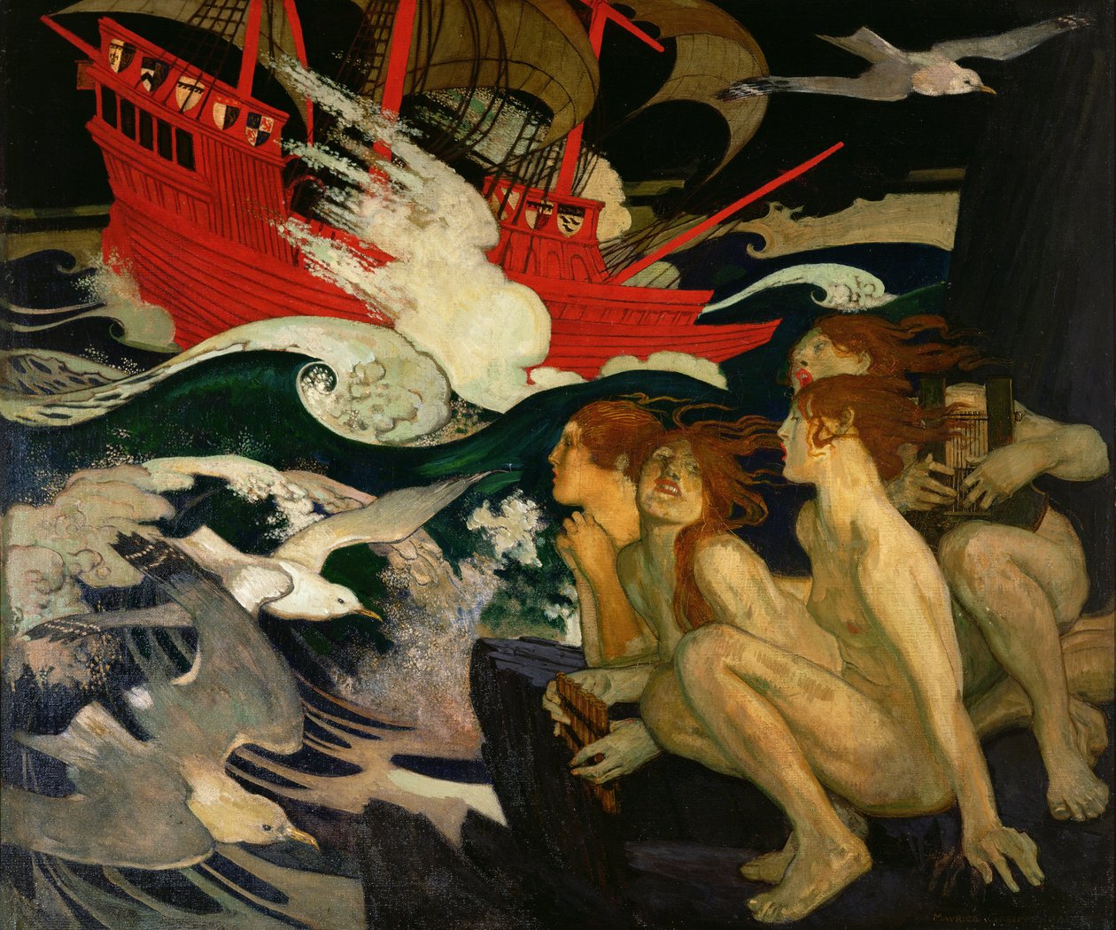 Sirenerne af Maurice Greiffenhagen