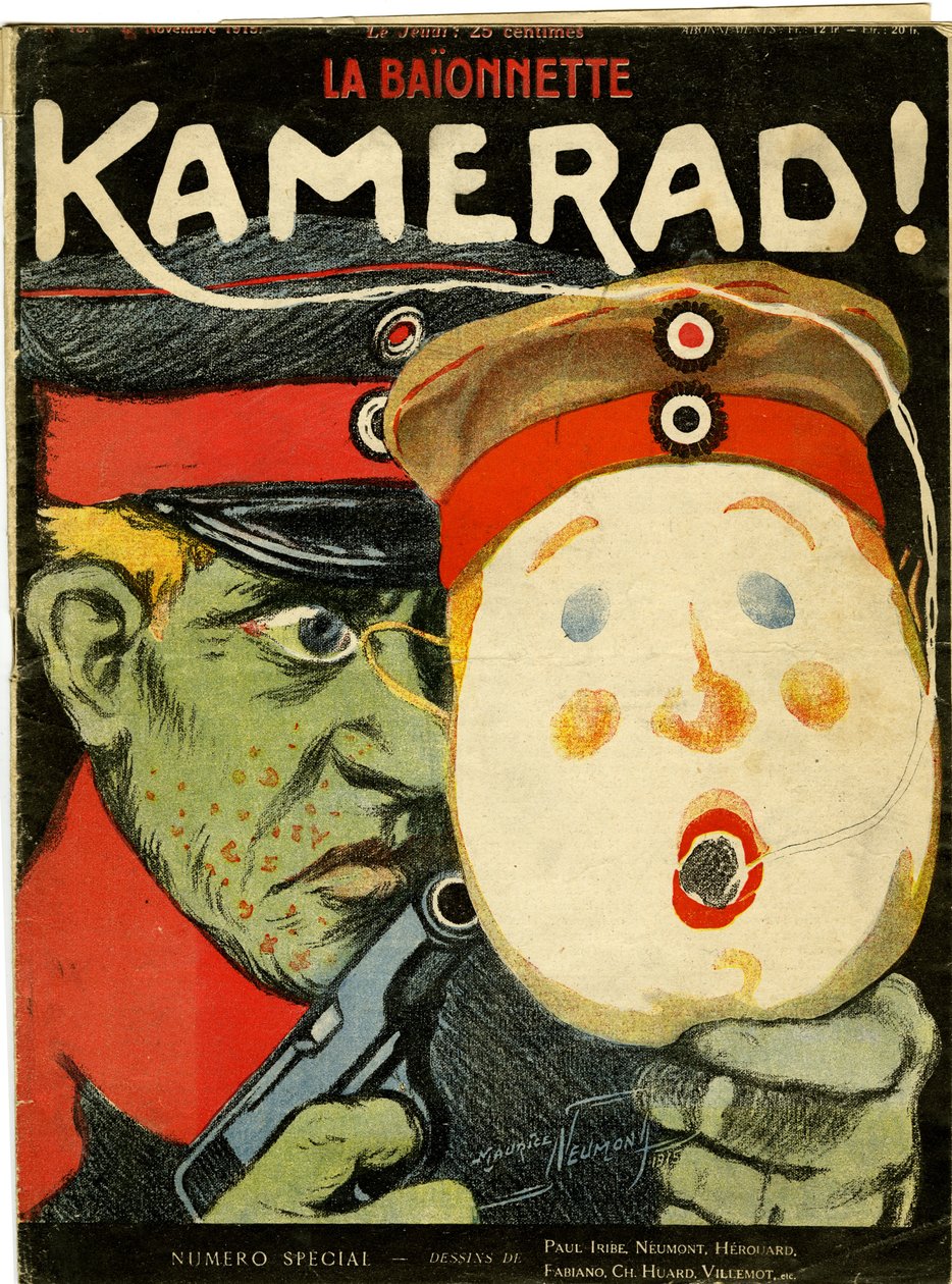 Kamerad!, fra en særudgave af "La Baionnette", nr.18, 4. november 1915 af Maurice Louis Henri Neumont