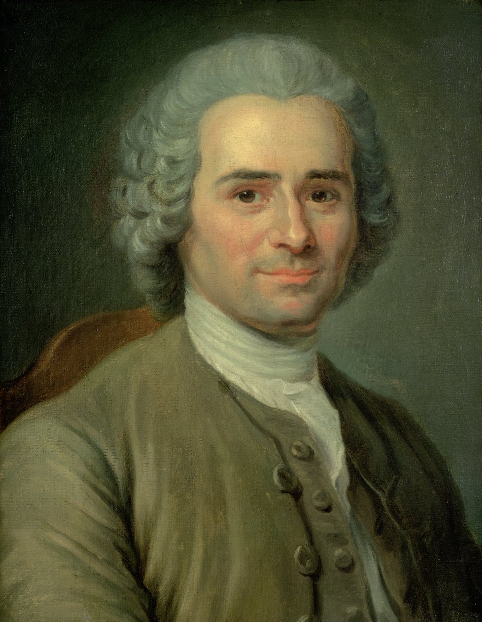 Jean-Jacques Rousseau (1712-78) af Maurice Quentin de La Tour