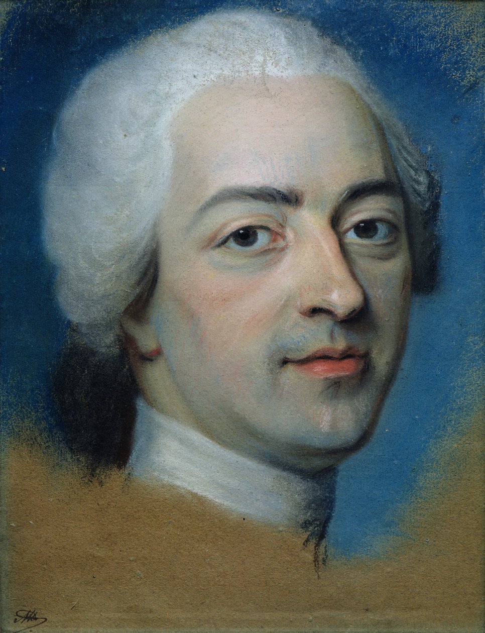 Ludvig XV (1710-74) Konge af Frankrig og Navarra, efter 1730 (pastel på papir) af Maurice Quentin de La Tour