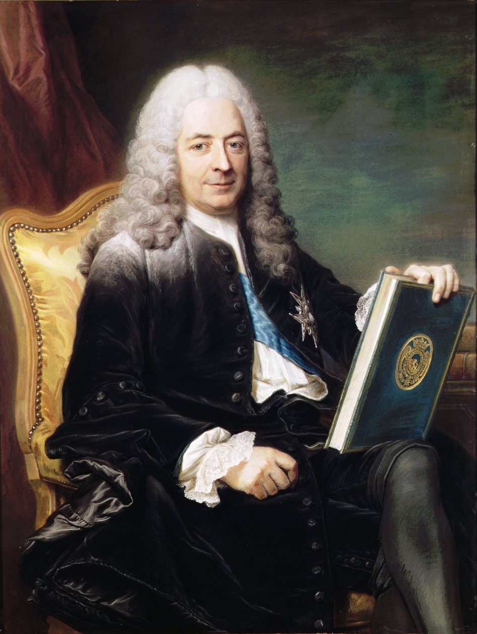 Portræt af Philibert Orry (1689-1747) Comte de Vignory af Maurice Quentin de La Tour