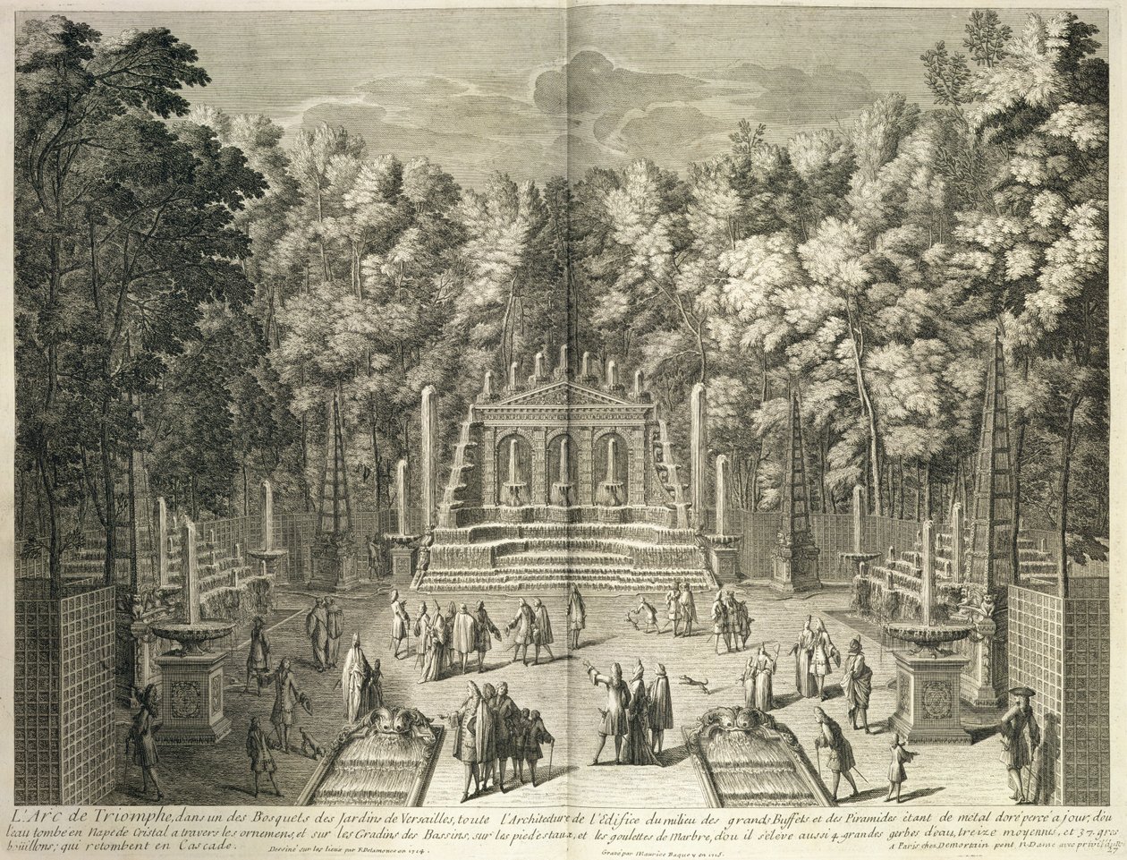 Triumfbuen, Versailles af Maurice Baquoy