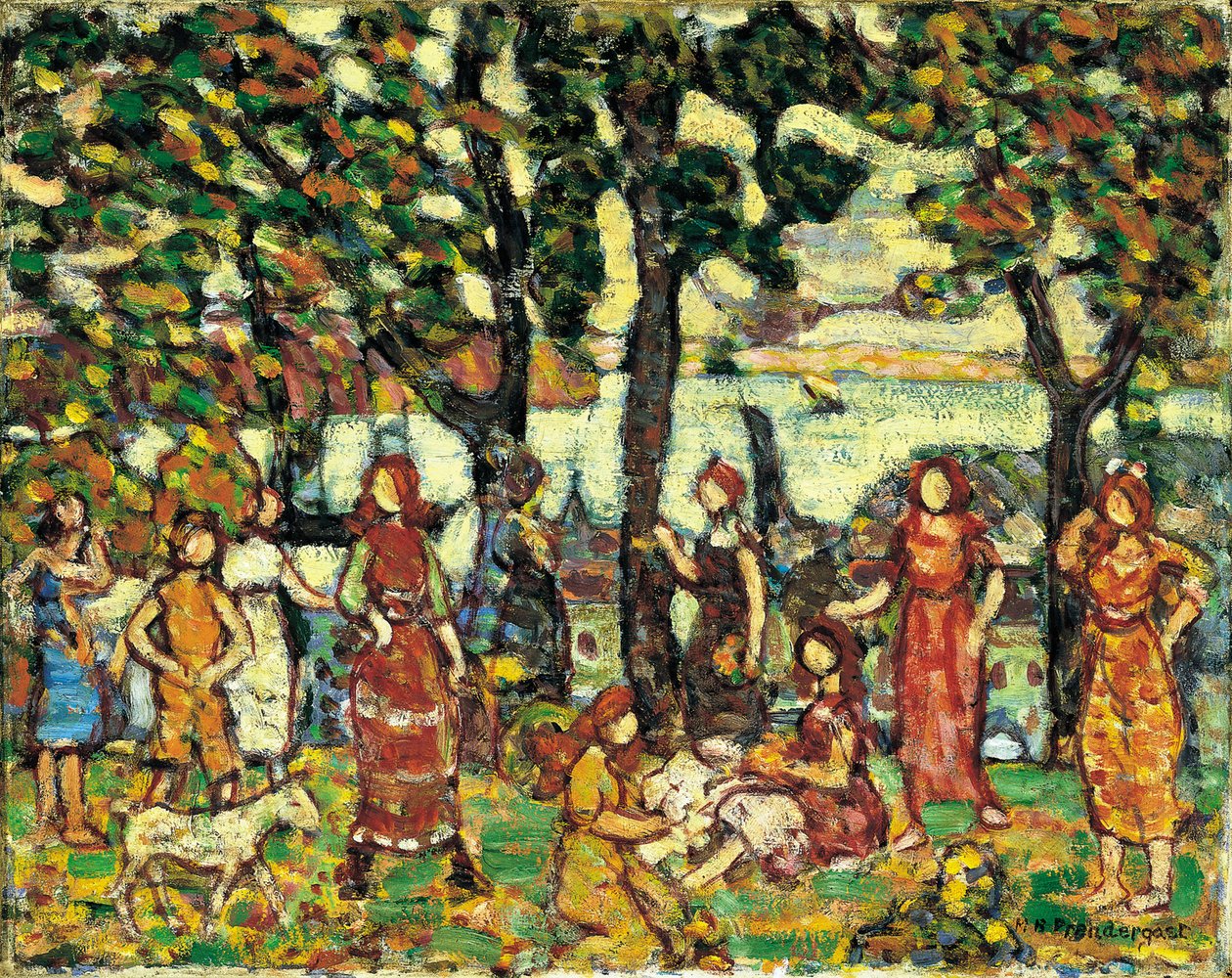 Efterår, ca. 1918-1923 af Maurice Brazil Prendergast