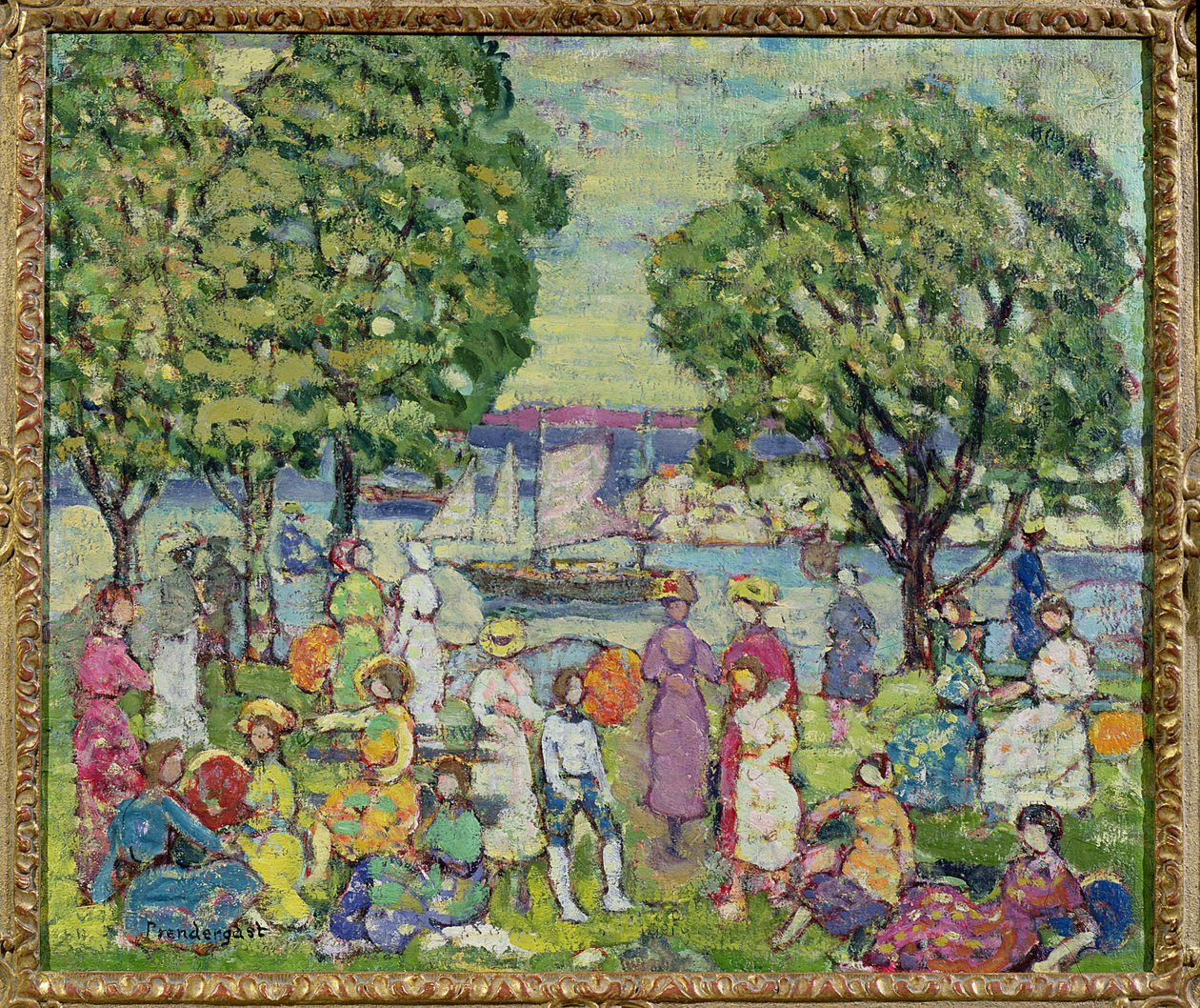 Gloucester Harbour af Maurice Brazil Prendergast