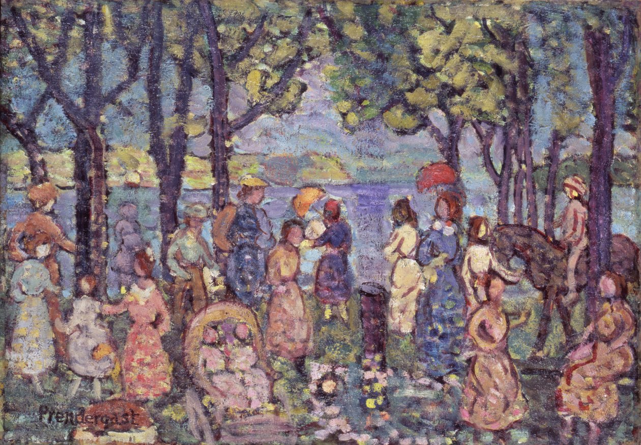 Sommer, New England, 1912. af Maurice Brazil Prendergast