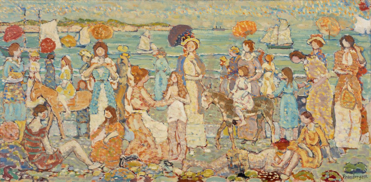 Stranden "Nr. 3""" af Maurice Brazil Prendergast