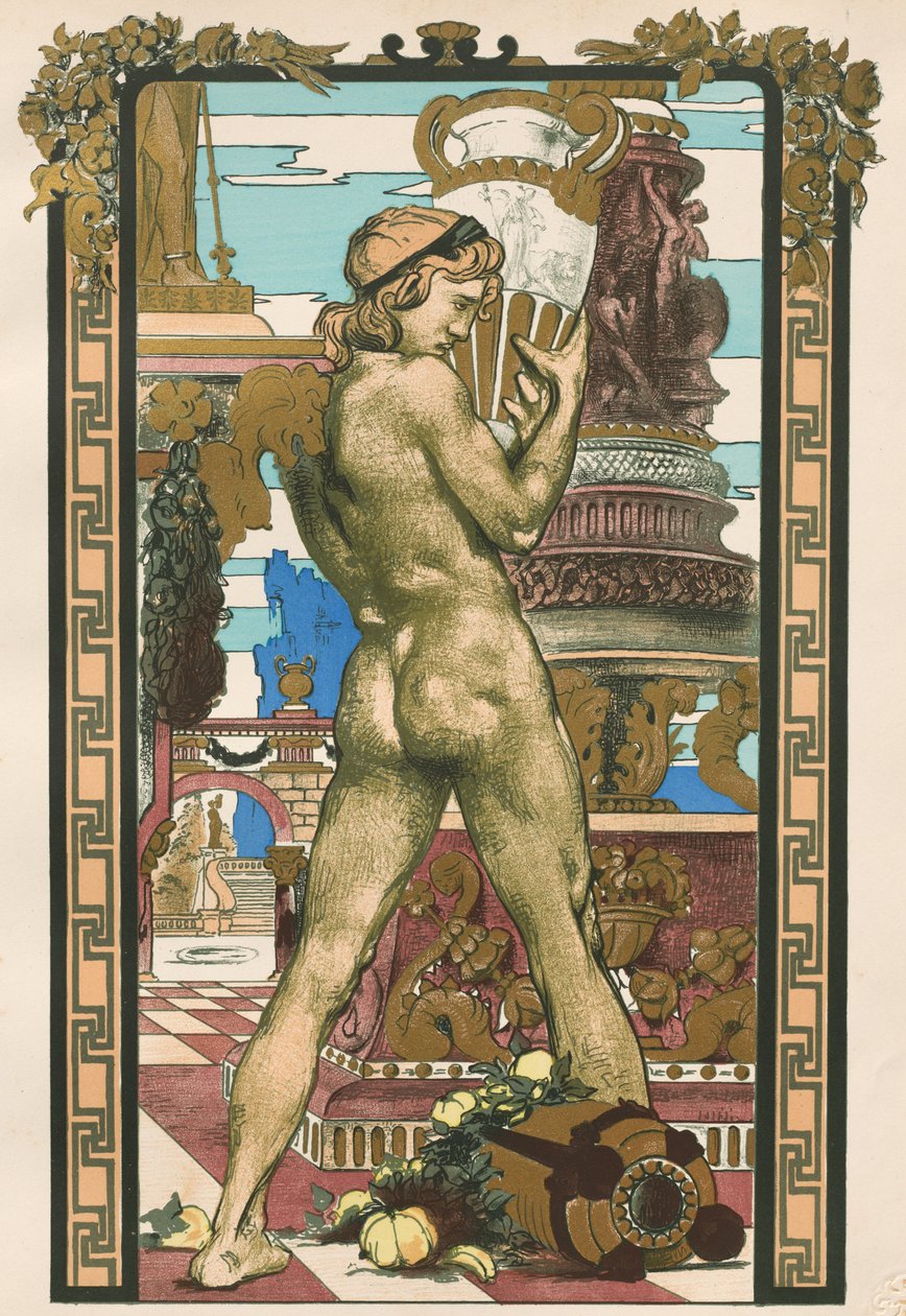 Amforabærer, 1899. af Maurice Desvallières