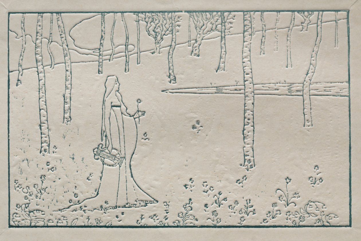 Sappho, 1895. af Maurice Dumont