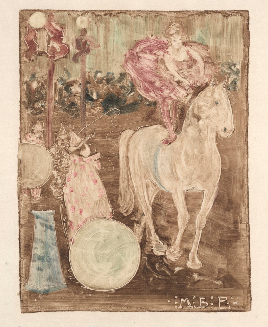 Bareback-rytter af Maurice Prendergast