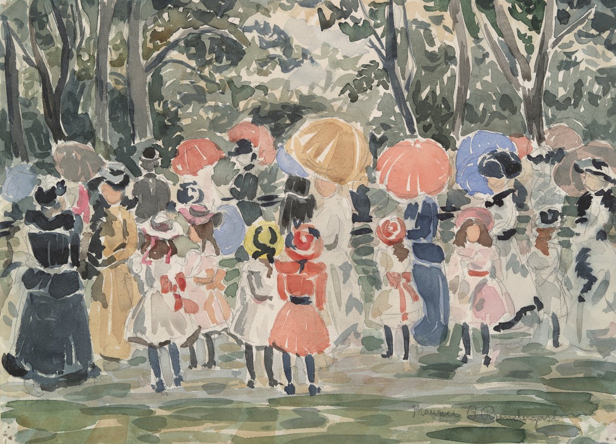 I Parken af Maurice Brazil Prendergast