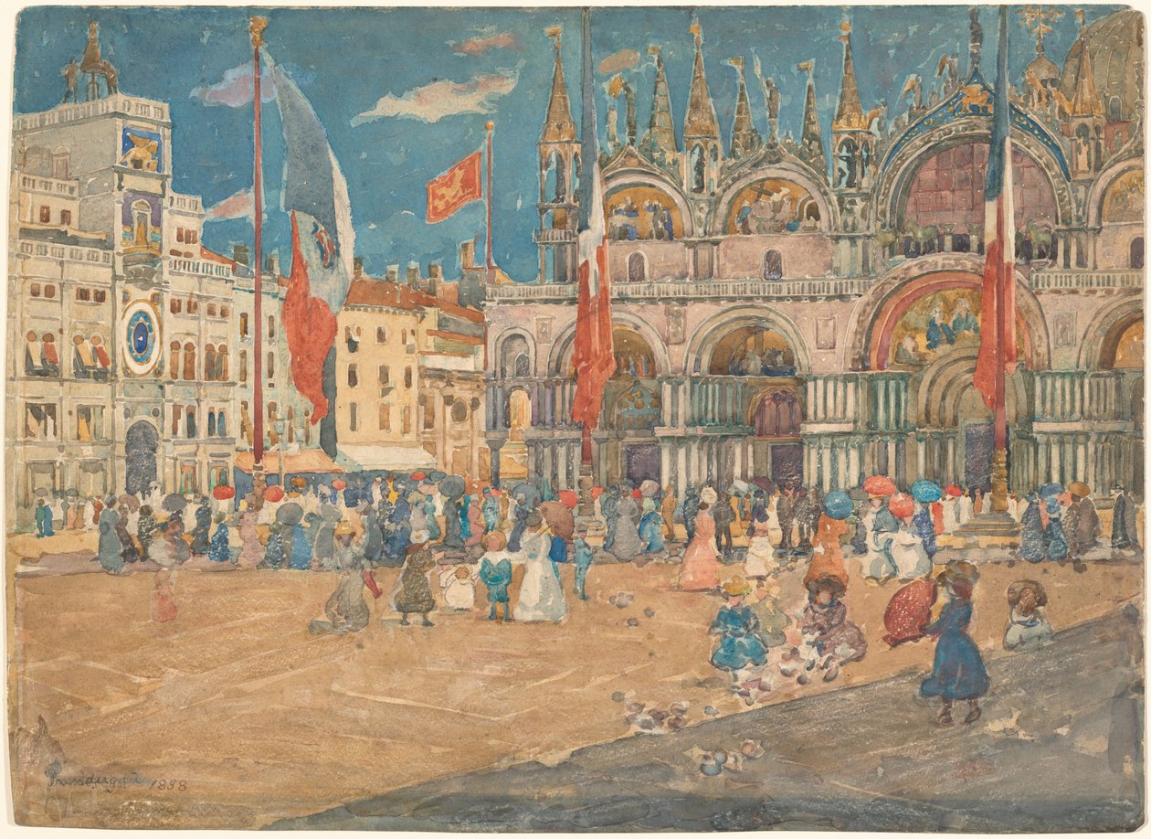 Markuspladsen af Maurice Brazil Prendergast