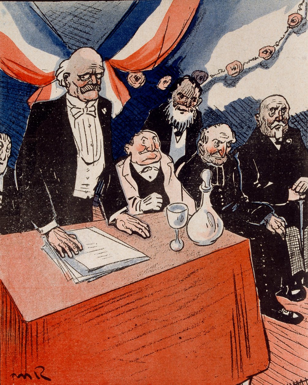 Karikatur i Smørpladen af Maurice Radiguet
