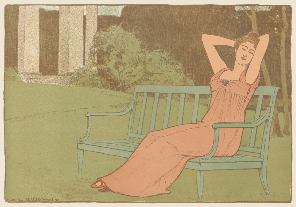 Corinne, 1897. af Maurice Realier Dumas