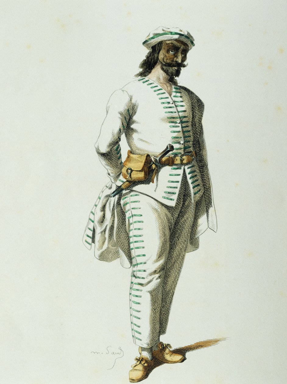 Brighella i 1570 af Maurice Sand (1823-1889) af Maurice Sand