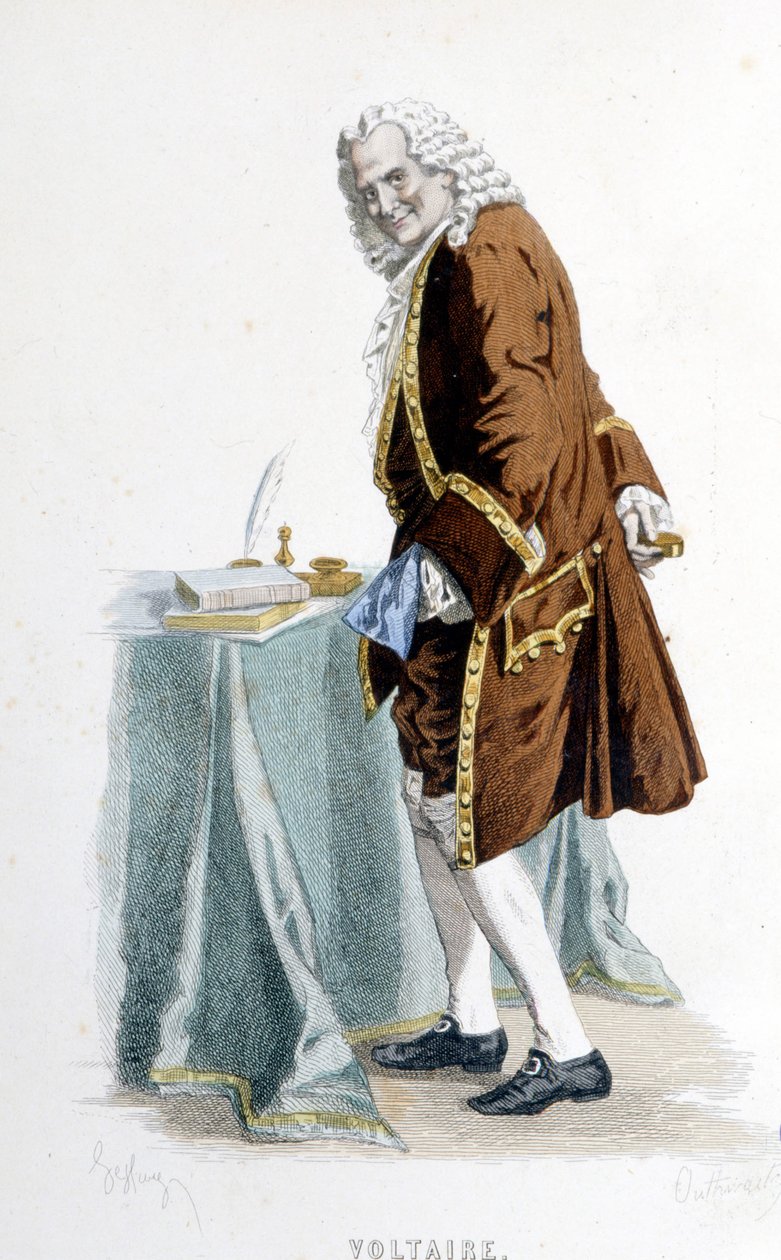 Voltaire af hr. Sand. 19. århundrede. af Maurice Sand