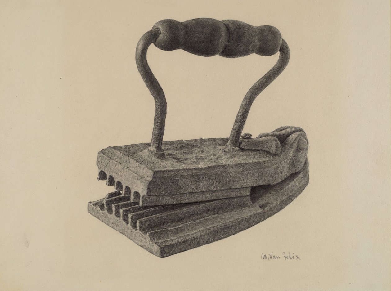 Fladjern/krympejern af Maurice Van Felix