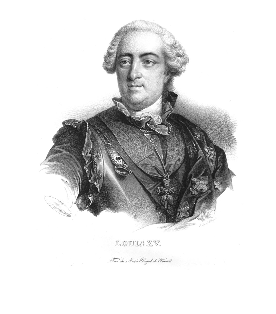 Ludvig XV, konge af Frankrig, c1820