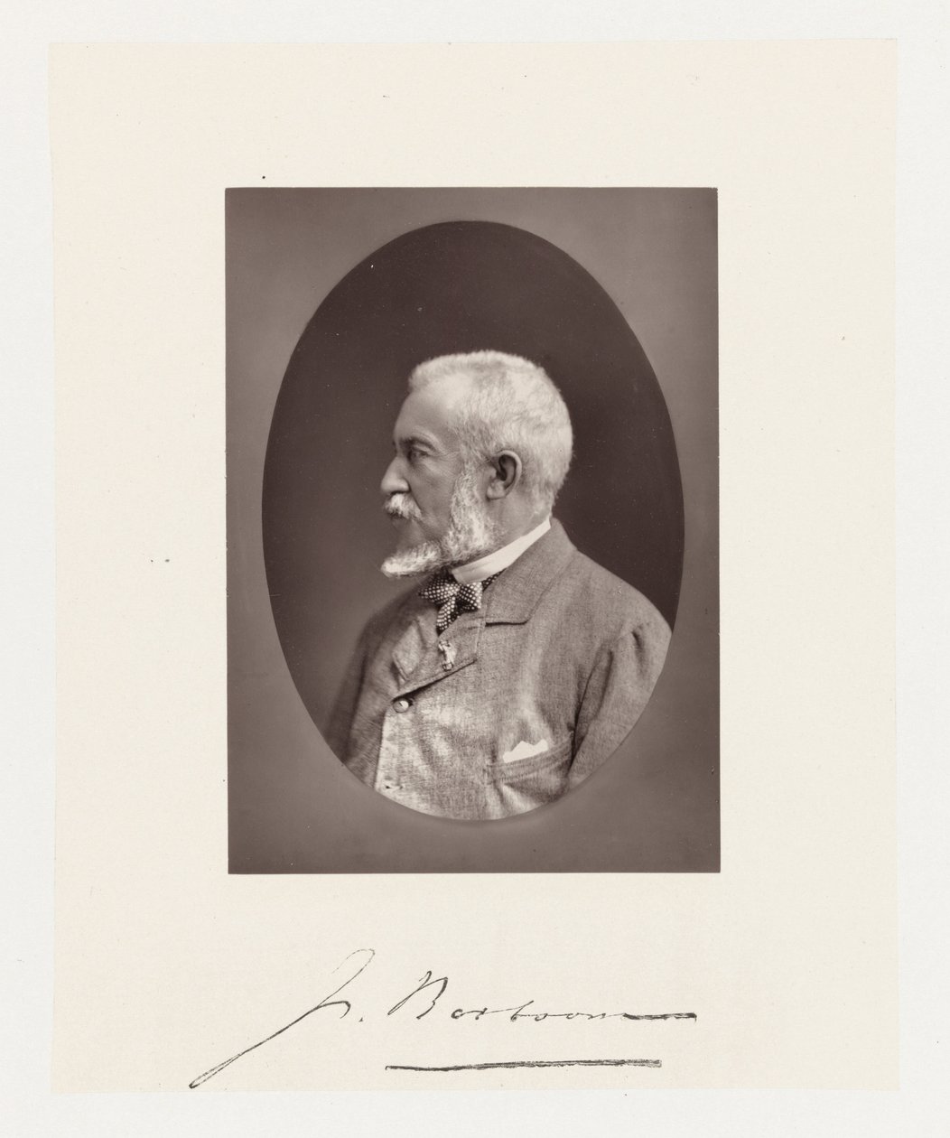 Portræt af Johannes Bosboom af Maurits Verveer (attributed to)