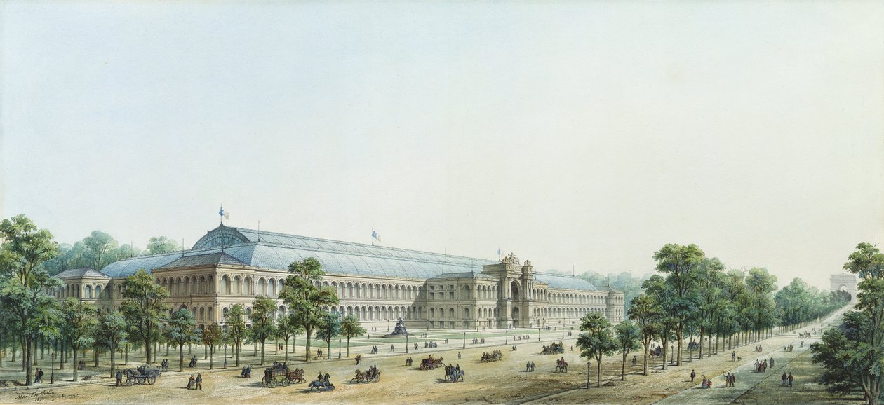 Perspektiv udsigt over Palais de l