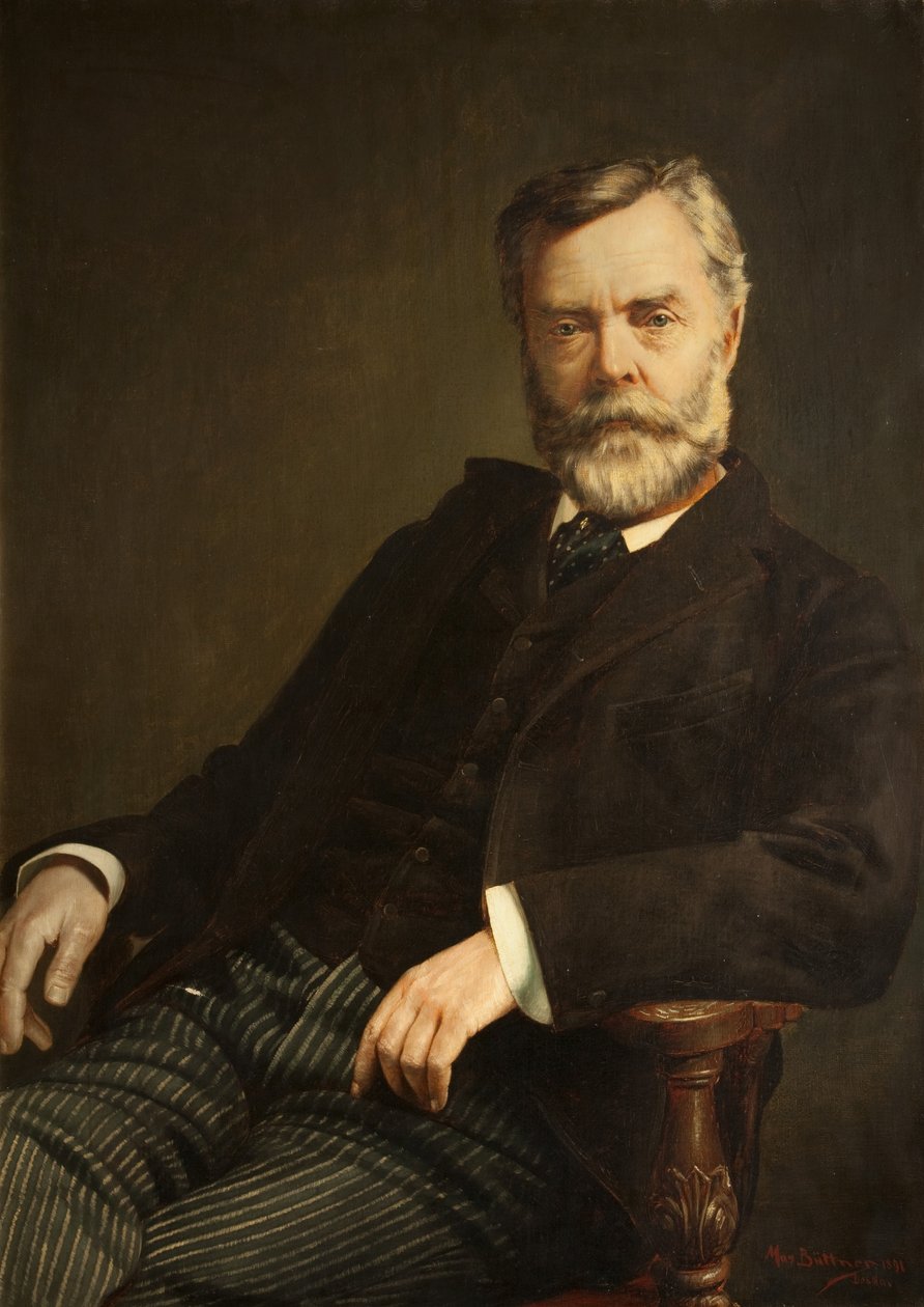 Portræt af en lokal mand, 1891 af Max Büttner