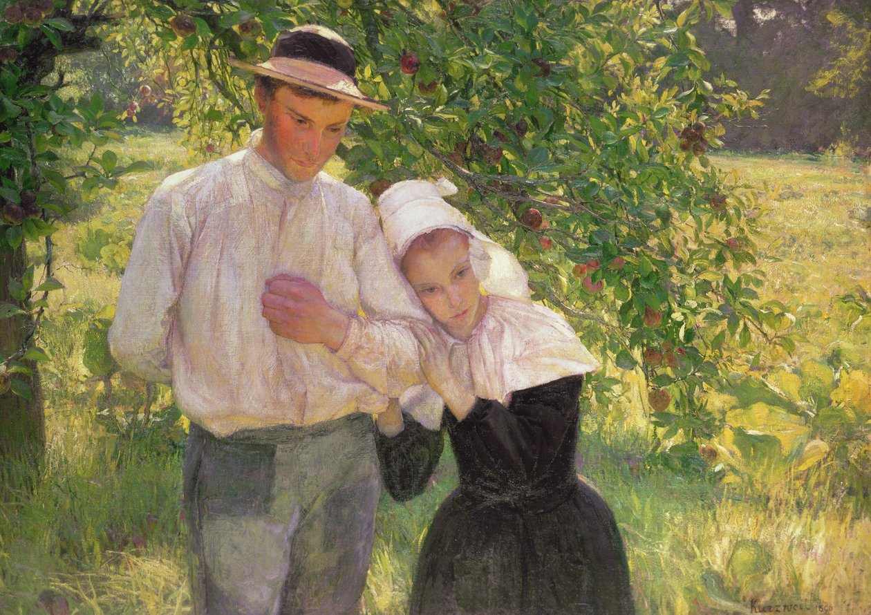 Rekonvalescenten, 1896 af Max Kurzweil