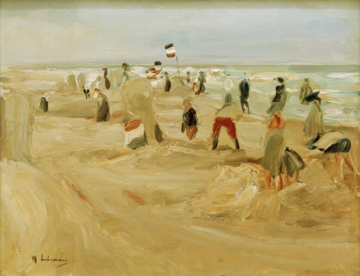 Am Strand von Noordwijk af Max Liebermann