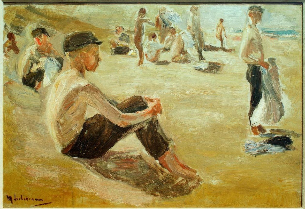 Badende Knaben af Max Liebermann