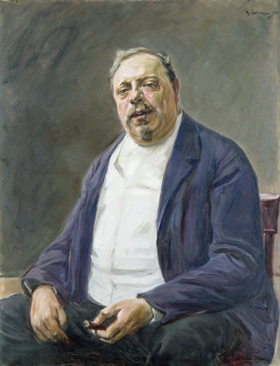Baron Alfred von Berger, 1905 af Max Liebermann