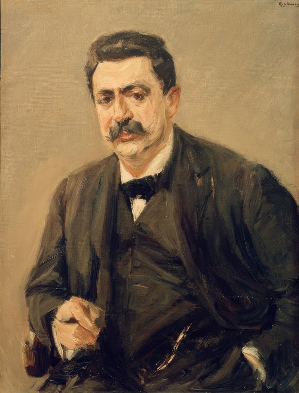 Portræt af Dr. Julius Elias af Max Liebermann
