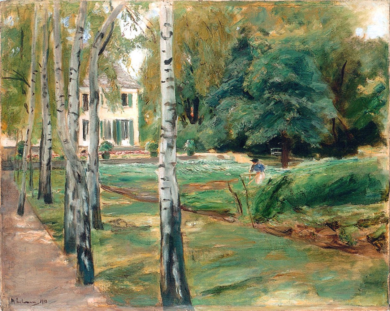 Birkegaden i Wannsee -haven mod vest af Max Liebermann