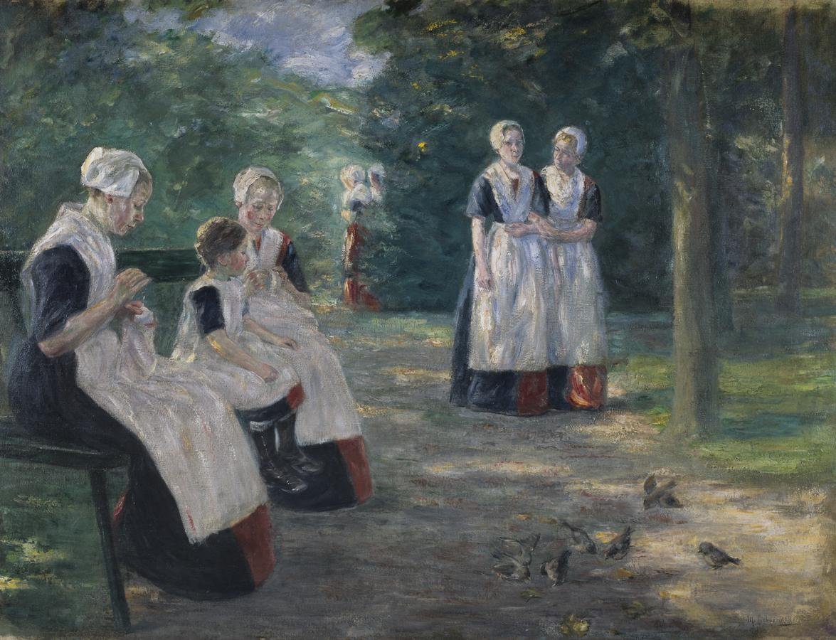 Have til det kommunale børnehjem i Amsterdam af Max Liebermann