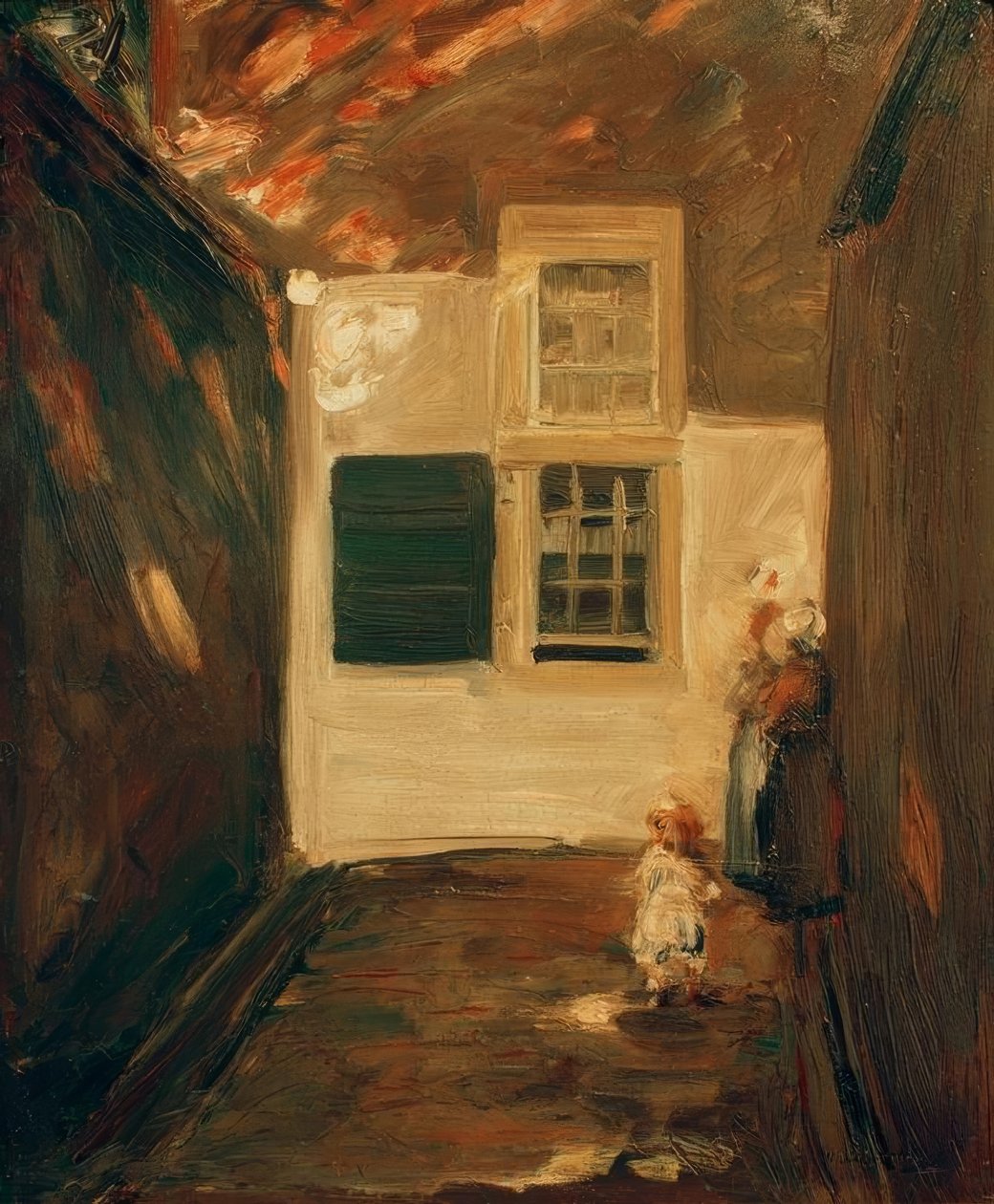 Stræde i Leiden af Max Liebermann
