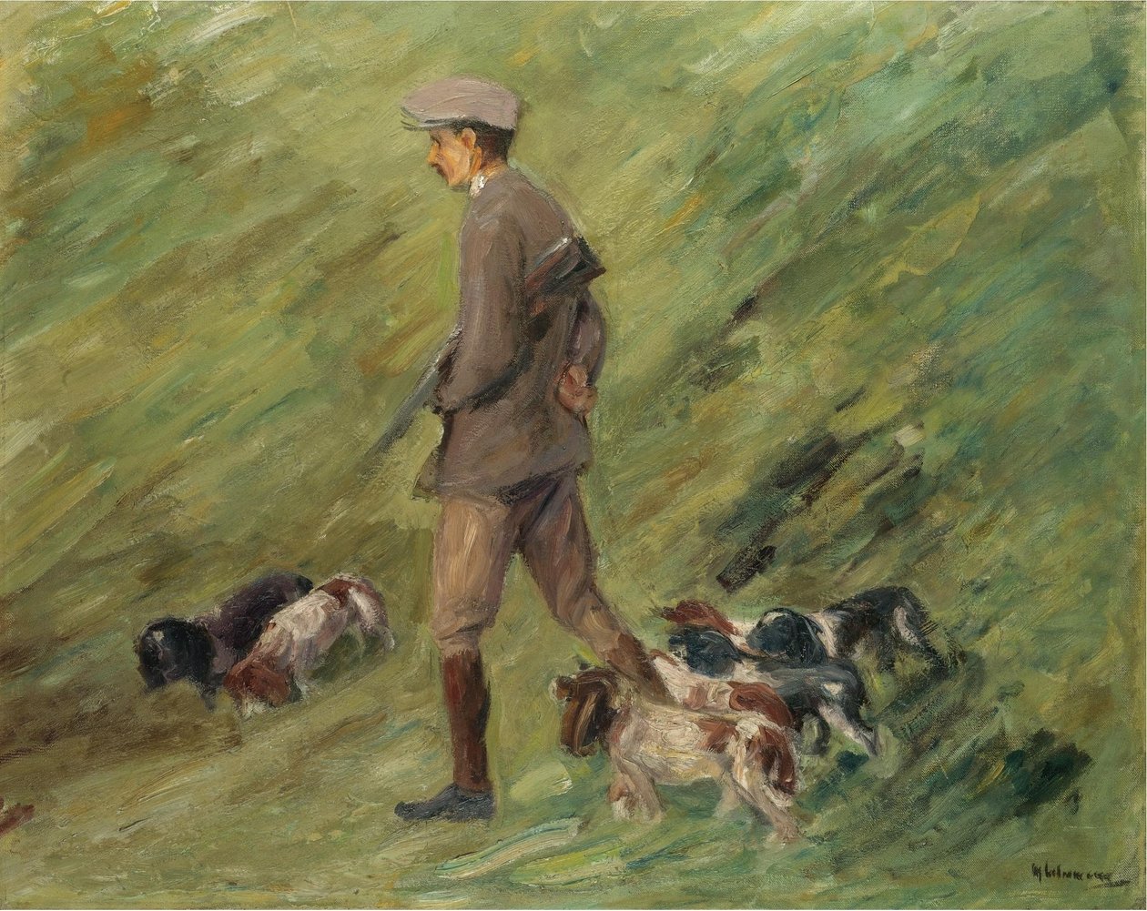 Jæger i klitterne af Max Liebermann