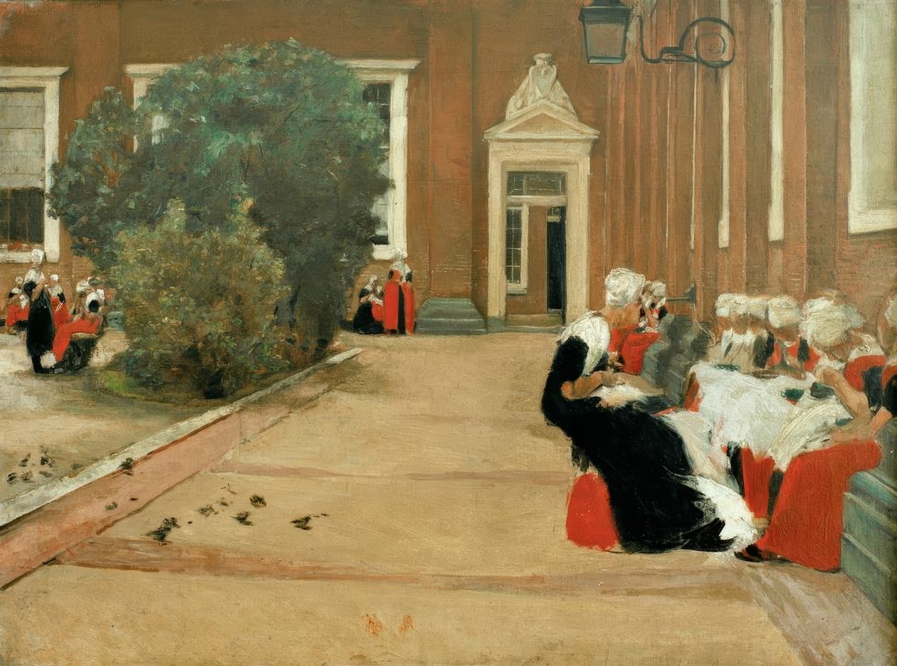 M.Liebermann, forældreløs pige i Amsterdam af Max Liebermann