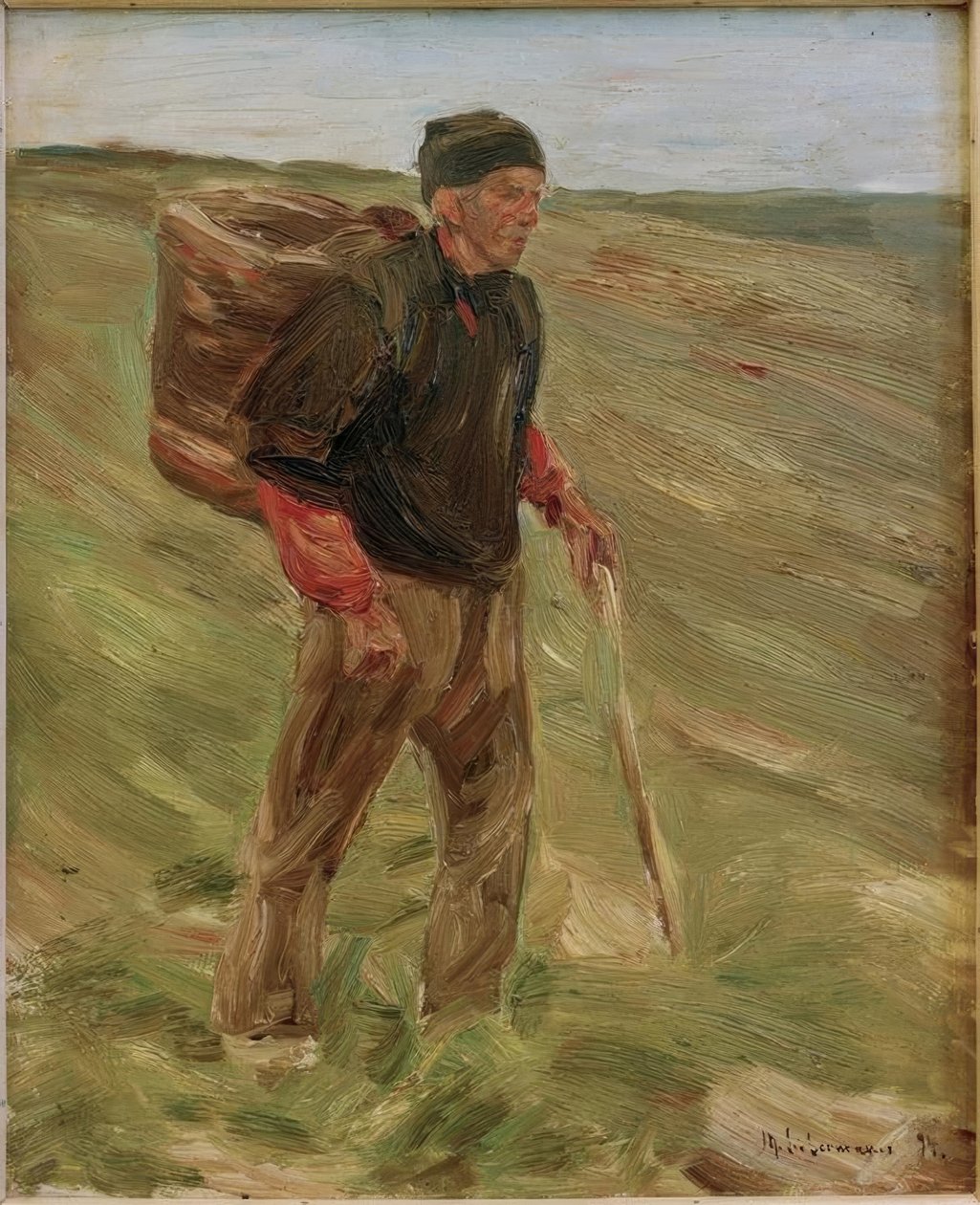 M.Liebermann, undersøgelse af landmanden M. Kiepe af Max Liebermann