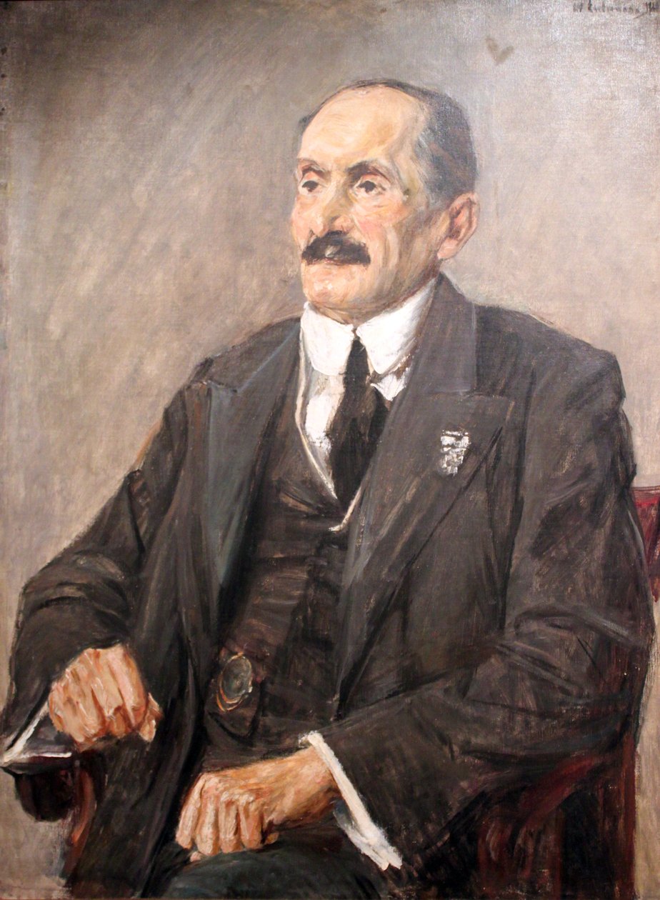Portræt af Oscar Cassel af Max Liebermann