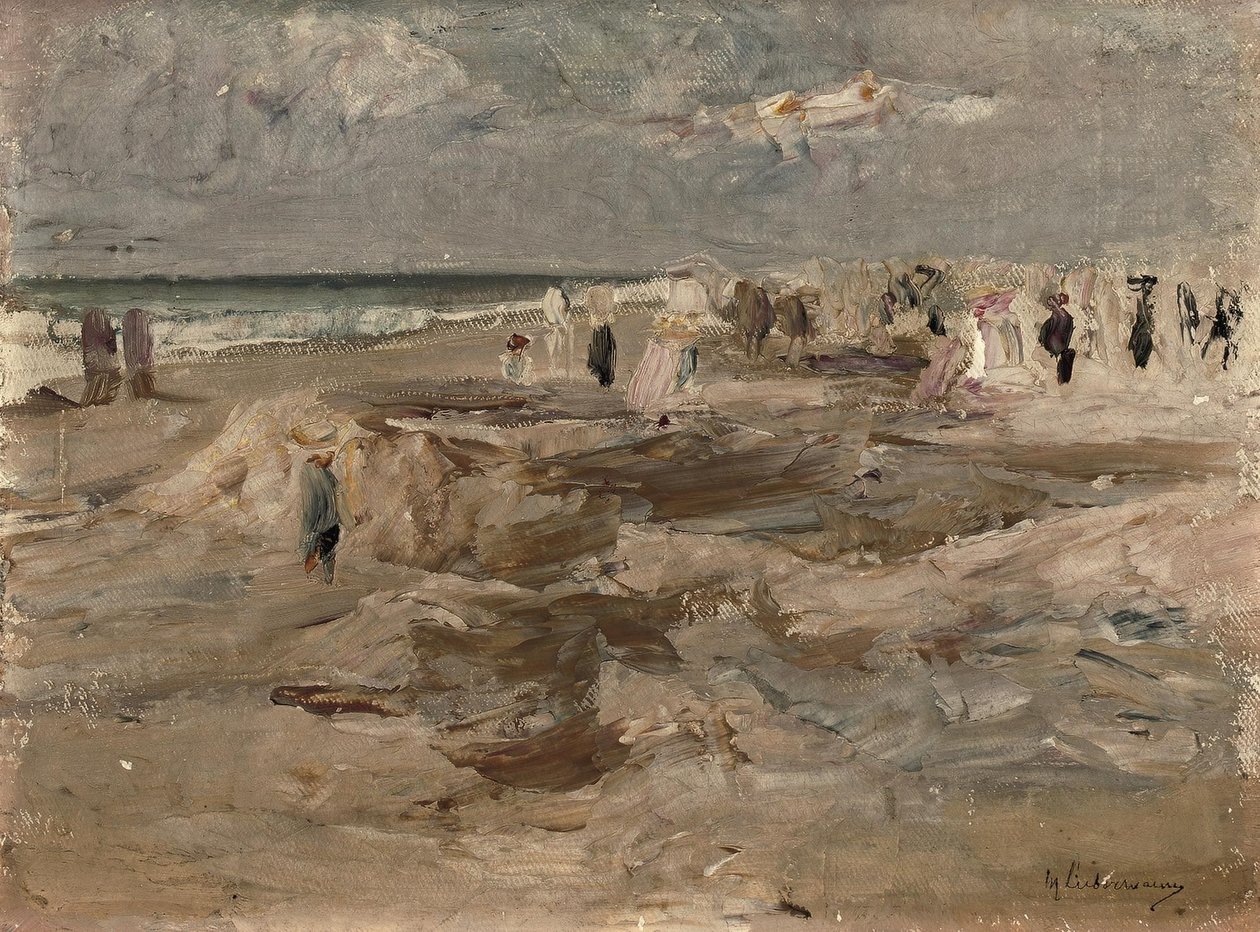 Strand i Noordwijk af Max Liebermann
