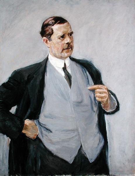 Arkitekten, Peter Behrens (1869-1940), 1913 af Max Liebermann