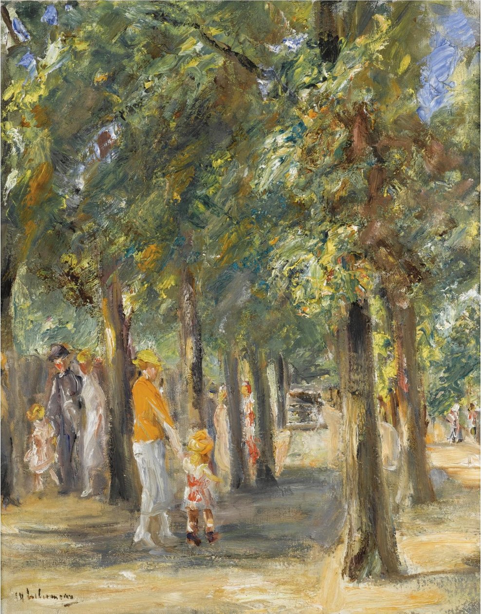 Zoo scene af Max Liebermann