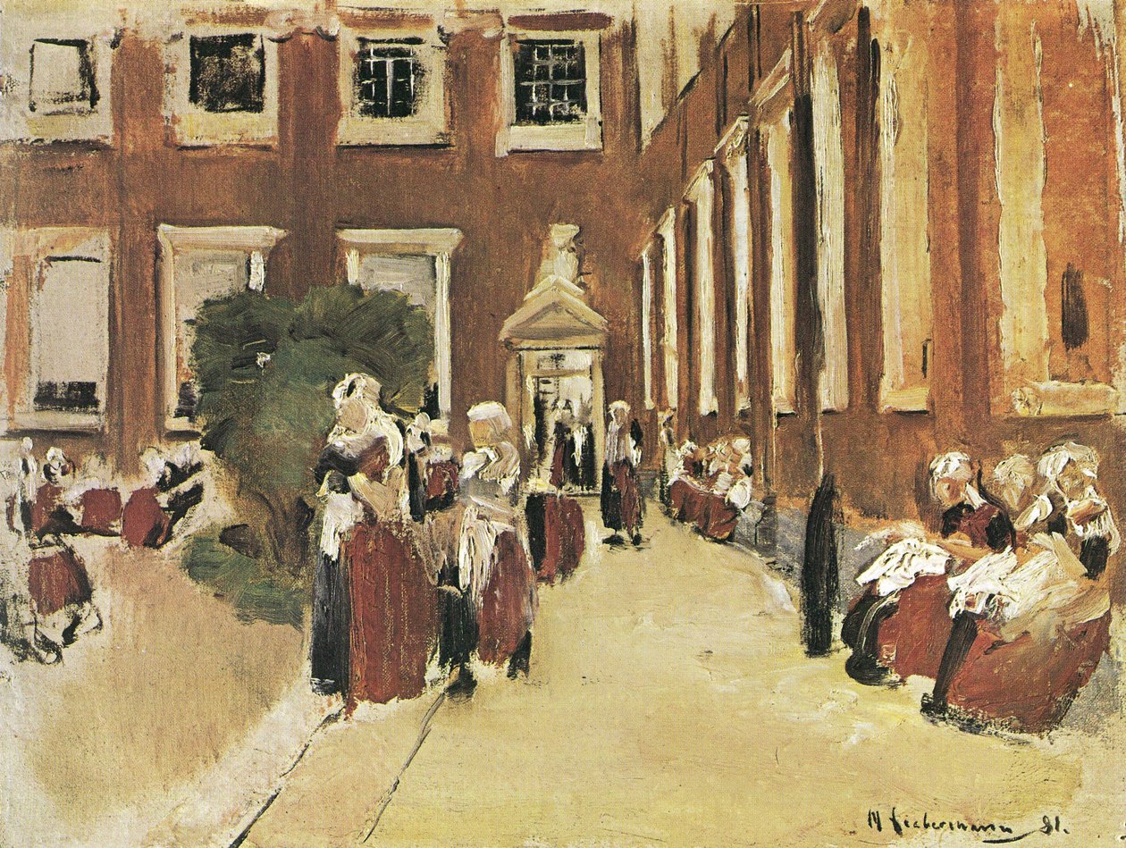 Børnehjem Amsterdam af Max Liebermann