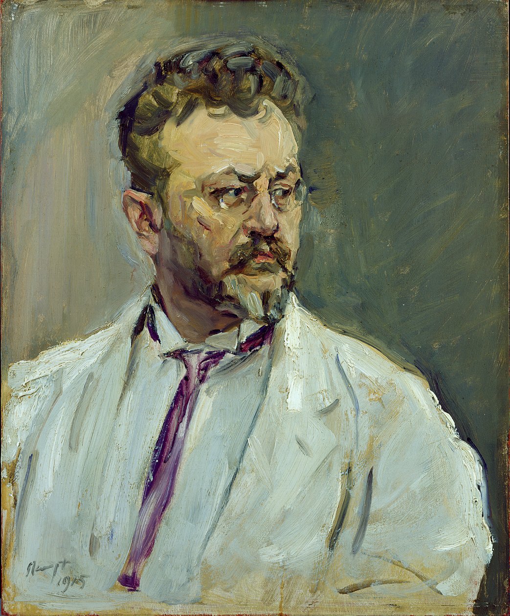 Selvportræt, 1915 af Max Slevogt