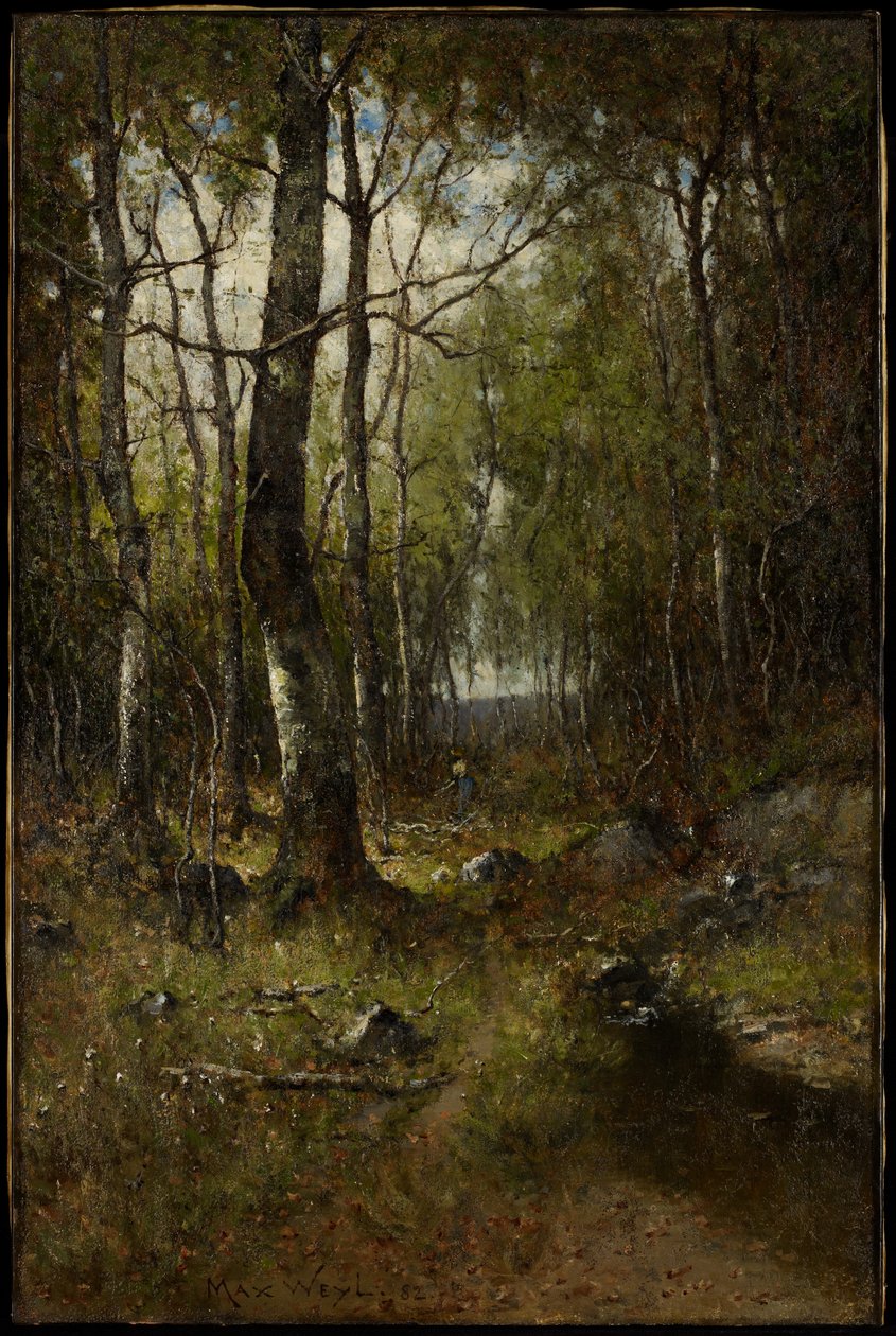 Temple Woods, 1882 af Max Weyl