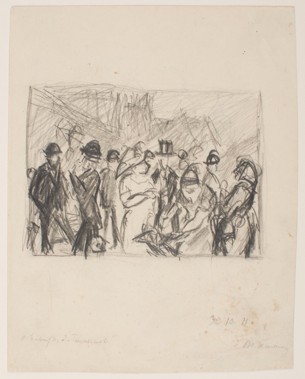 2 [Anden] Skitse til Tauentzienstrasse af Max Beckmann