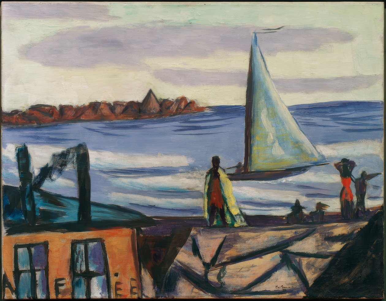 Dårlig udsigt på Bandol af Max Beckmann