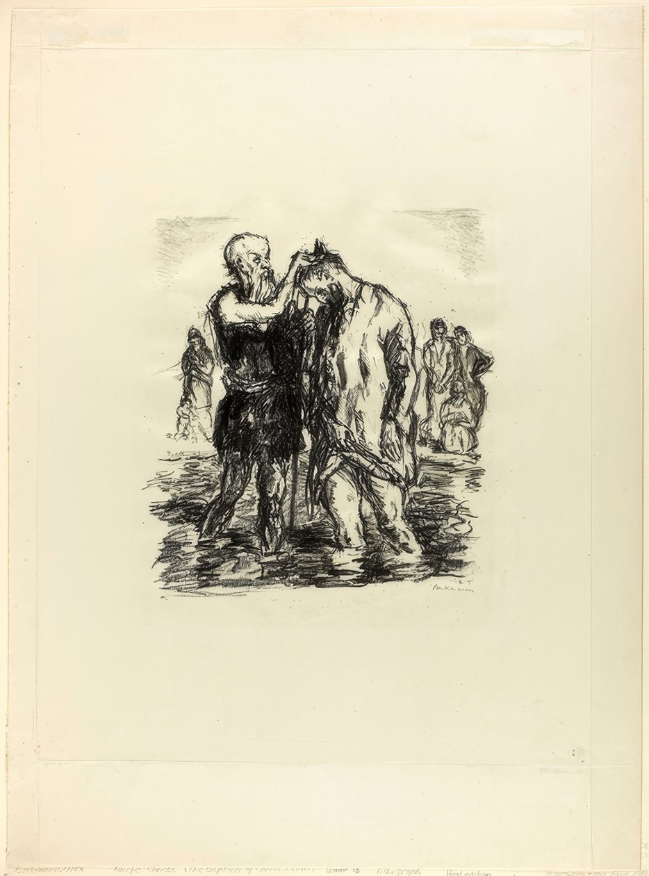Kristi dåb af Max Beckmann