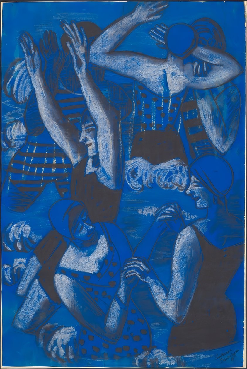 Badende af Max Beckmann