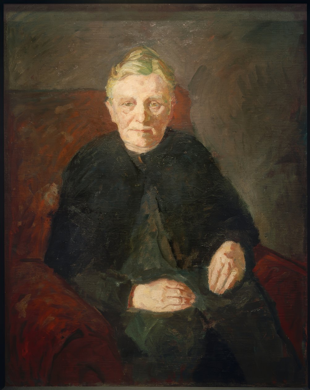 Portræt af moderen af Max Beckmann