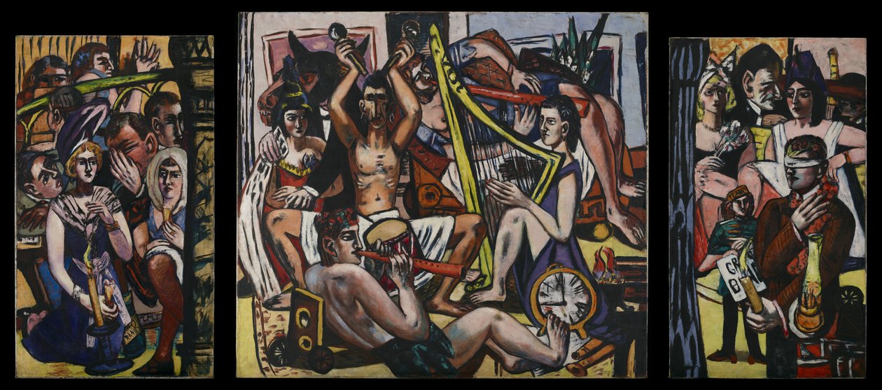 Blind mands bluff af Max Beckmann