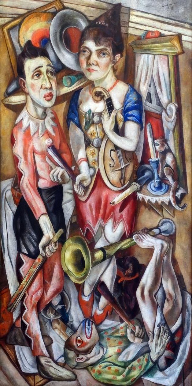 Karneval af Max Beckmann