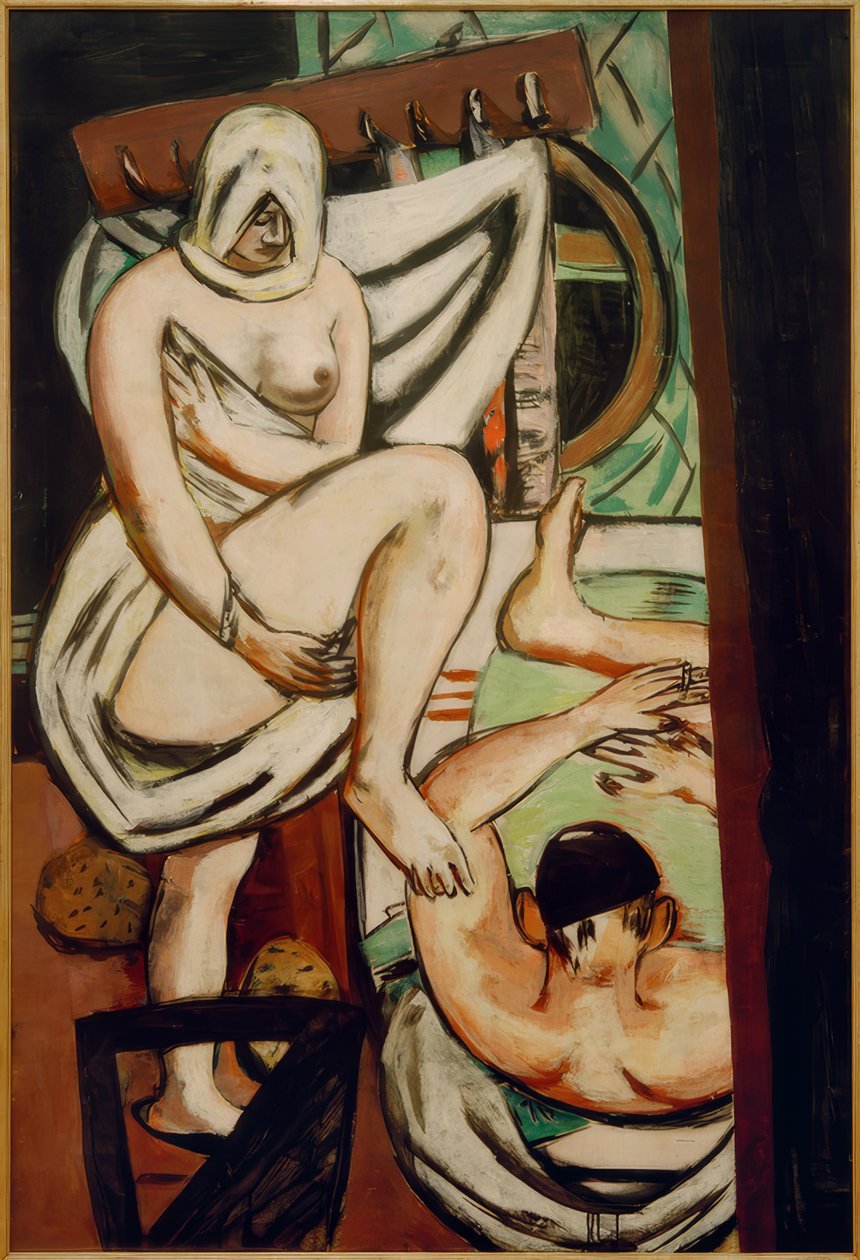 Badeværelset af Max Beckmann